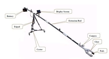 Sprzęt do usuwania bomb HEWEI, 4 metry Manipulator teleskopowy EOD z kamerą