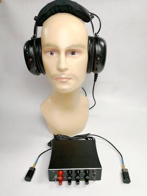 Profesjonalne urządzenie stereo 9V o wysokiej czułości do nasłuchiwania przez ściany