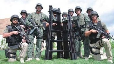 Elastyczne taktyczne drabiny szturmowe do celów wojskowych / SWAT / Law Enforcement, wysokość przedłużenia 2,4m