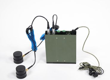 Stereofoniczne urządzenie do odsłuchu na ścianie do tajnego szpiegowania / obserwacji z dwoma kanałami