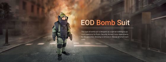 Kompatybilny system komunikacji przewodowej Bomb Blast Suit Bulletproof