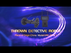 Wyrzucony detektyw robot porusza się z prędkością 0,6 m/s z nagrywaniem wideo, funkcjami fotograficznymi